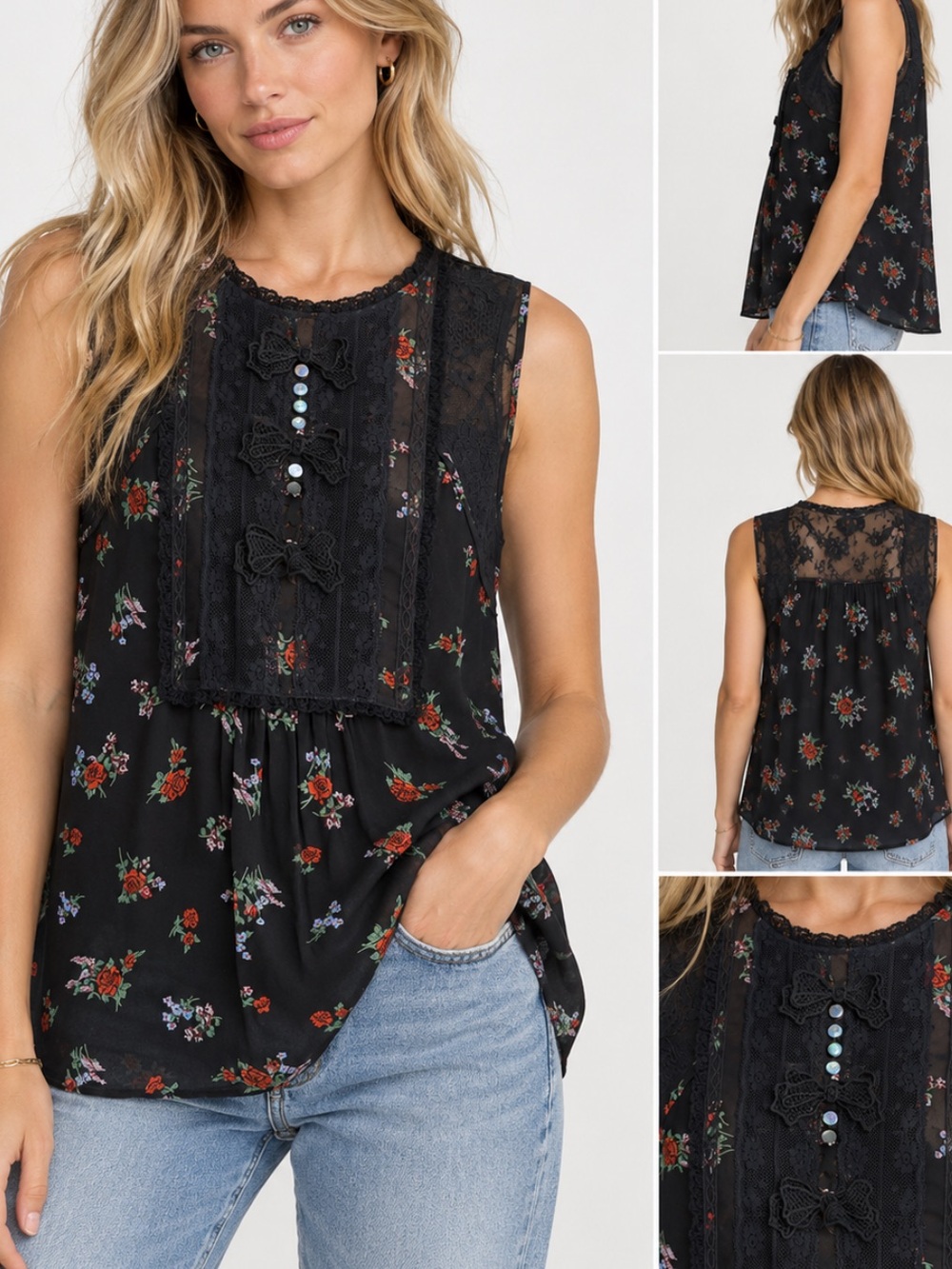 Coach Silk Floral Blouse 6